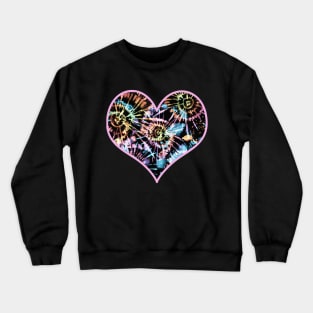 Tie-Dye Blast Love Crewneck Sweatshirt